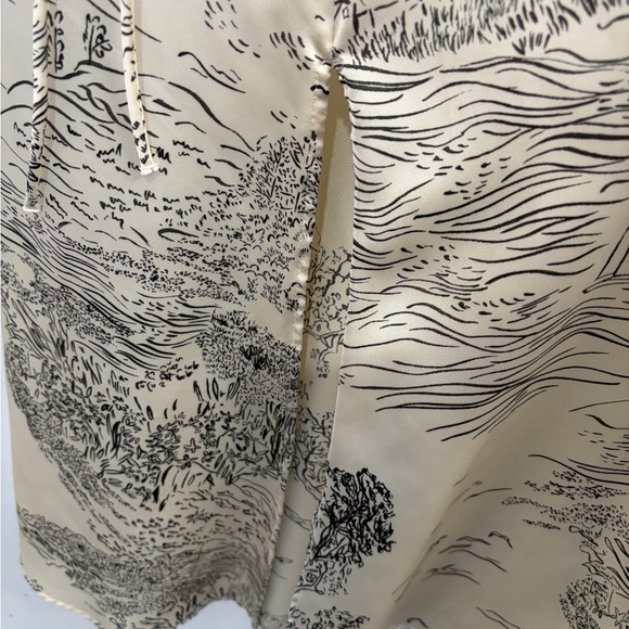 H&M Cream and Gray Long Sleeve Dress - Picture 10 of 14